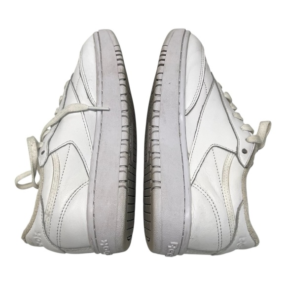 Reebok Women’s Club C White Leather Double Classic Platform Tennis Shoes 7.5 - Picture 10 of 15